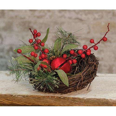 Holiday Brush Pine Bird Nest - The Fox Decor